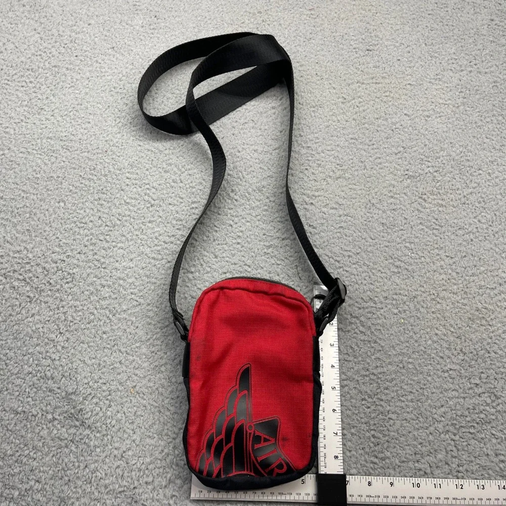 Nike Air Jordan 9A0198-R78 Gym Red/Black Wings Festival Crossbody Bag 0198- R78